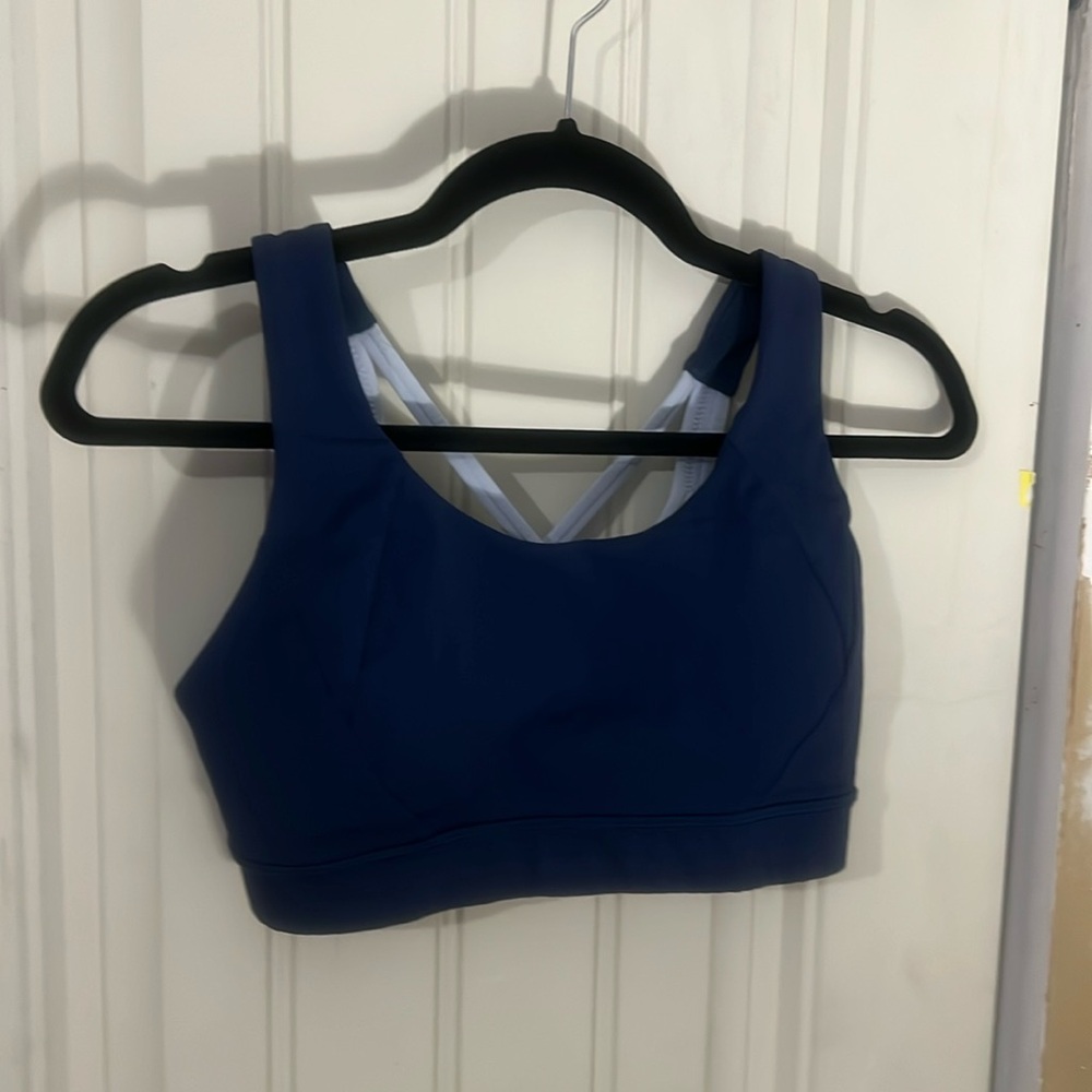 Blue Medium Support Energy Bra